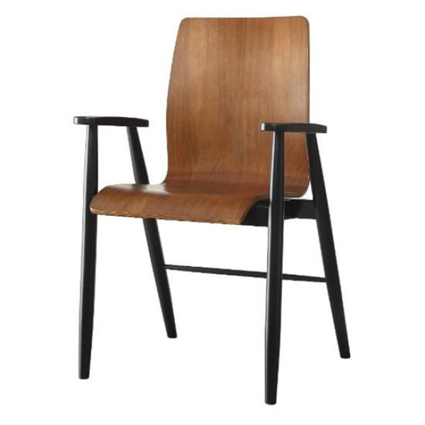 Curve Vienna Wooden Seat Office Chair